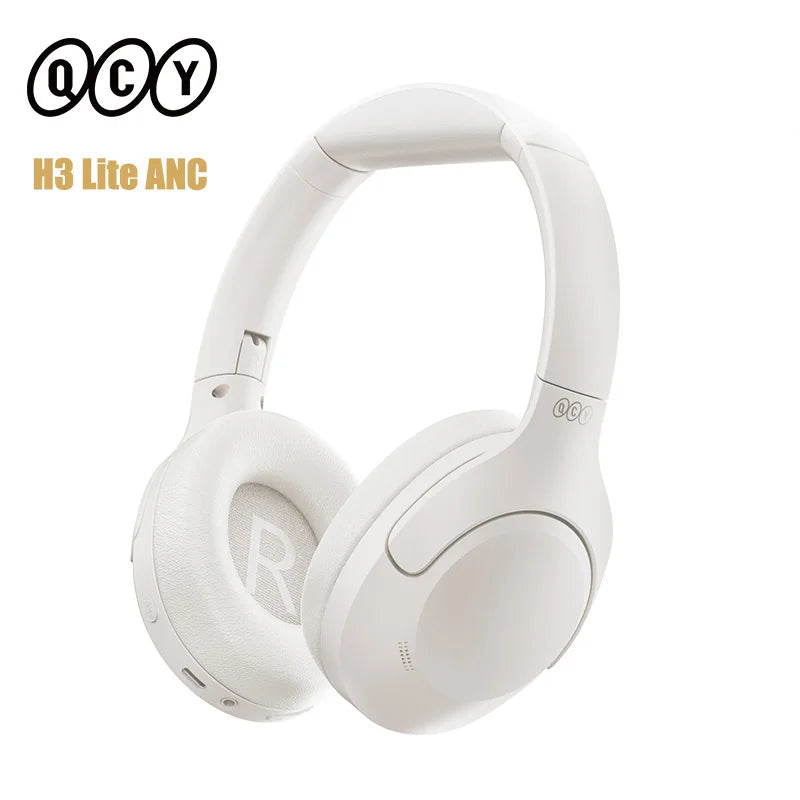 QCY H3 Lite ANC Wireless Headphones Active Noise Cancelling Over Ear Headset Bluetooth 5.3 Earphones 40mm Driver HiFi Sound 60H S0fa276c92864452fa0bc212daed0627cF Amrit Store